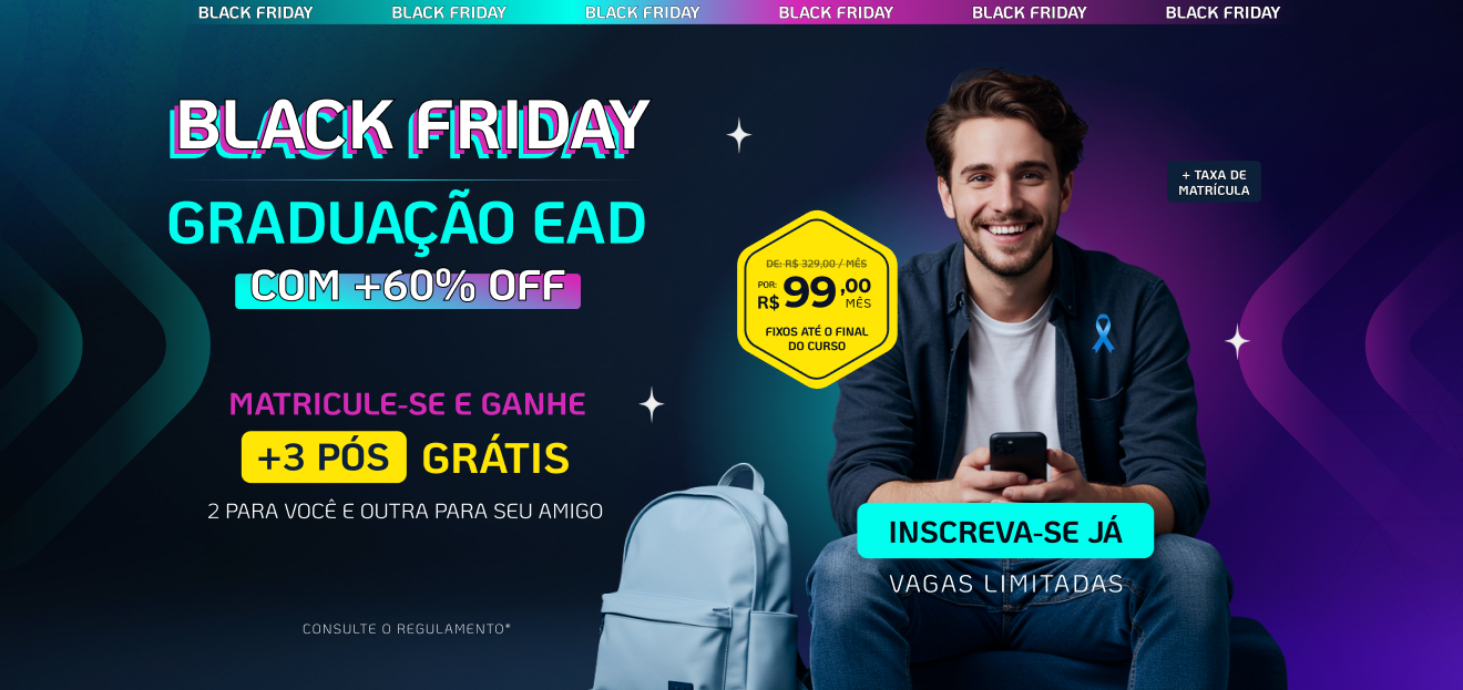 Graduação EAD FASUL Turbinada com IA Ganhe 10 cursos de IA na sua Área + 2 Pós Grátis